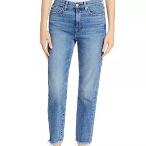 7 For All Mankind Cropped Straight Leg Jeans